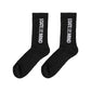 " BOX LOGO " Socks Black