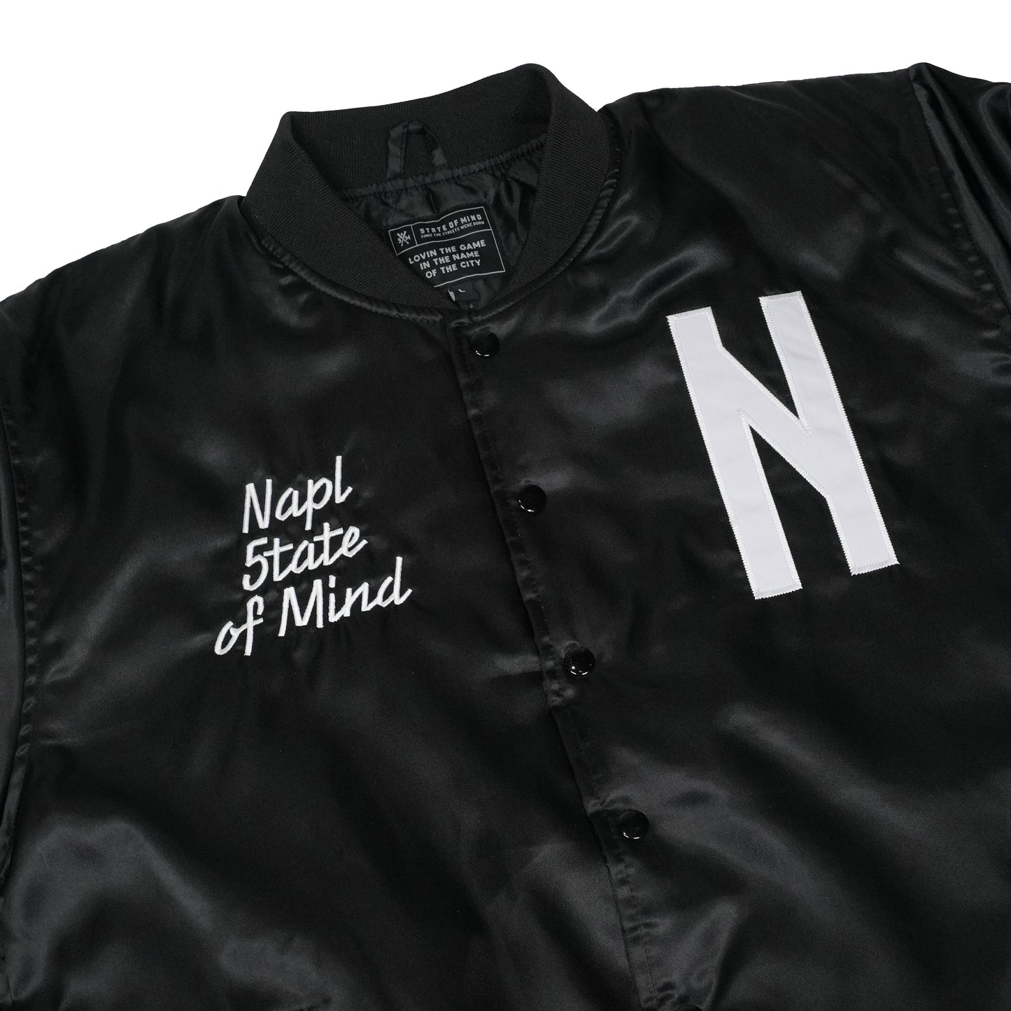"NAPL 5TATE OF MIND" Bomber Jacket
