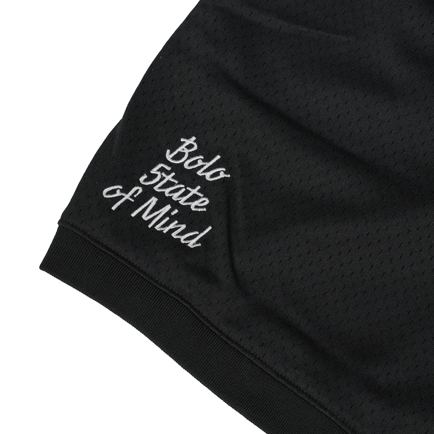 " BOLO 5TATE OF MIND" basketball shorts