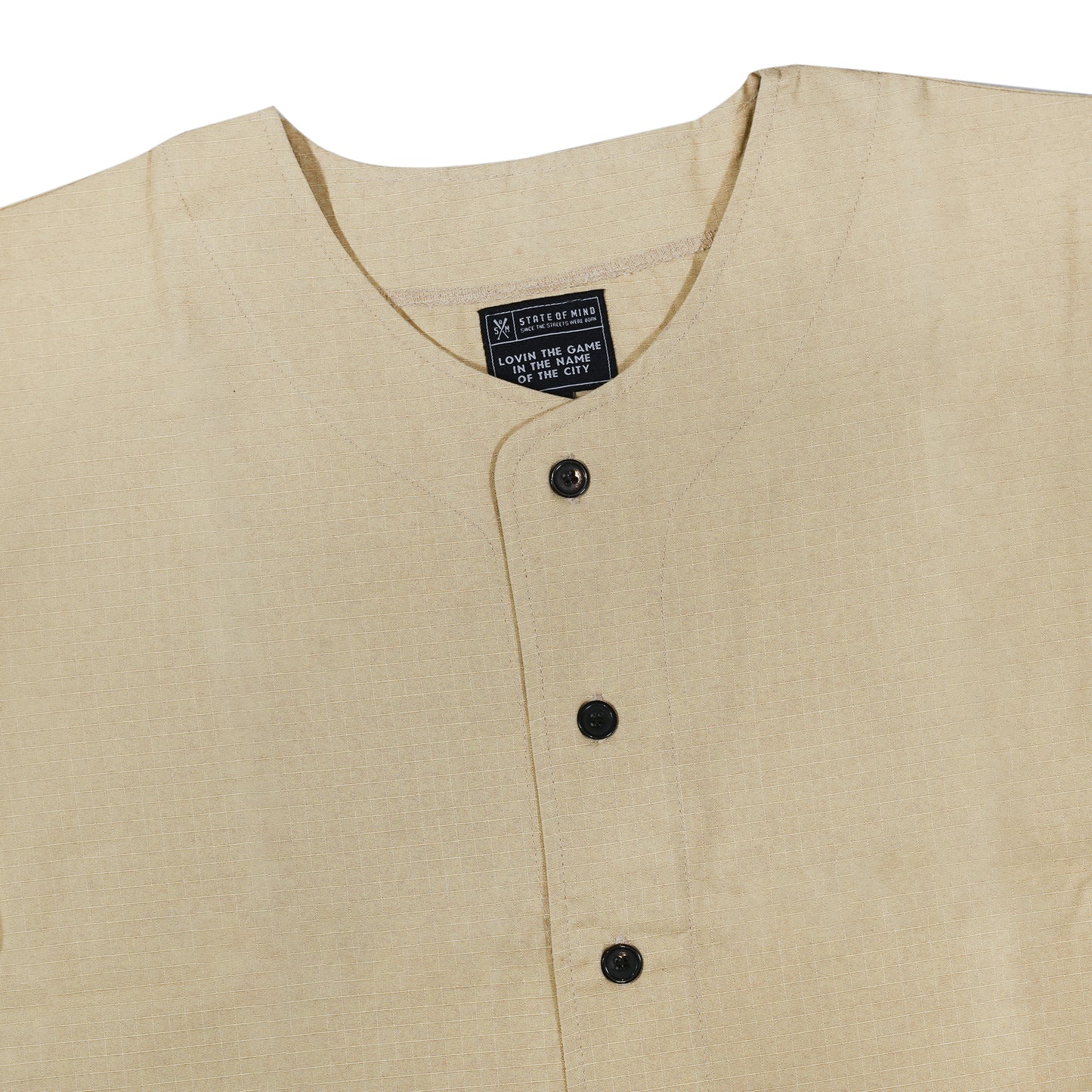 " RETROFUTURE BASIC " Baseball Shirt Sand