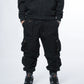 " RETROFUTURE CARGO " Modulable Cargo Jogger Black