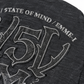 "VDV x 5TATE OF MIND" Canvas Bomber Washed Black