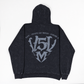 "VDV x 5TATE OF MIND" Hoodie Washed Black