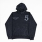 "VDV x 5TATE OF MIND" Hoodie Washed Black