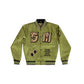 " 5OMZILLA " Bomber Jacket Military Green