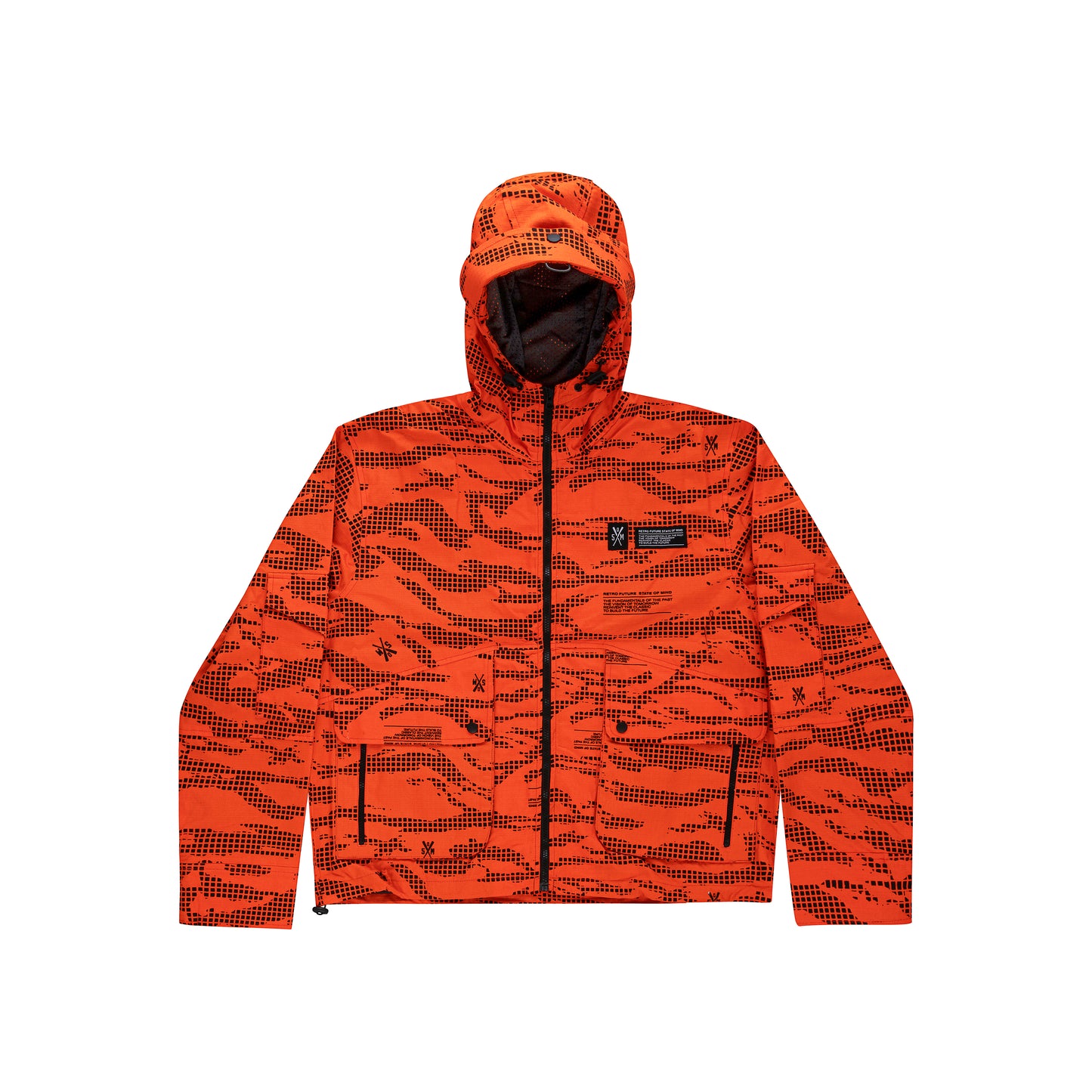 "RETROFUTURE MULTICARGO" Jacket 3X1 Acid Camouflage