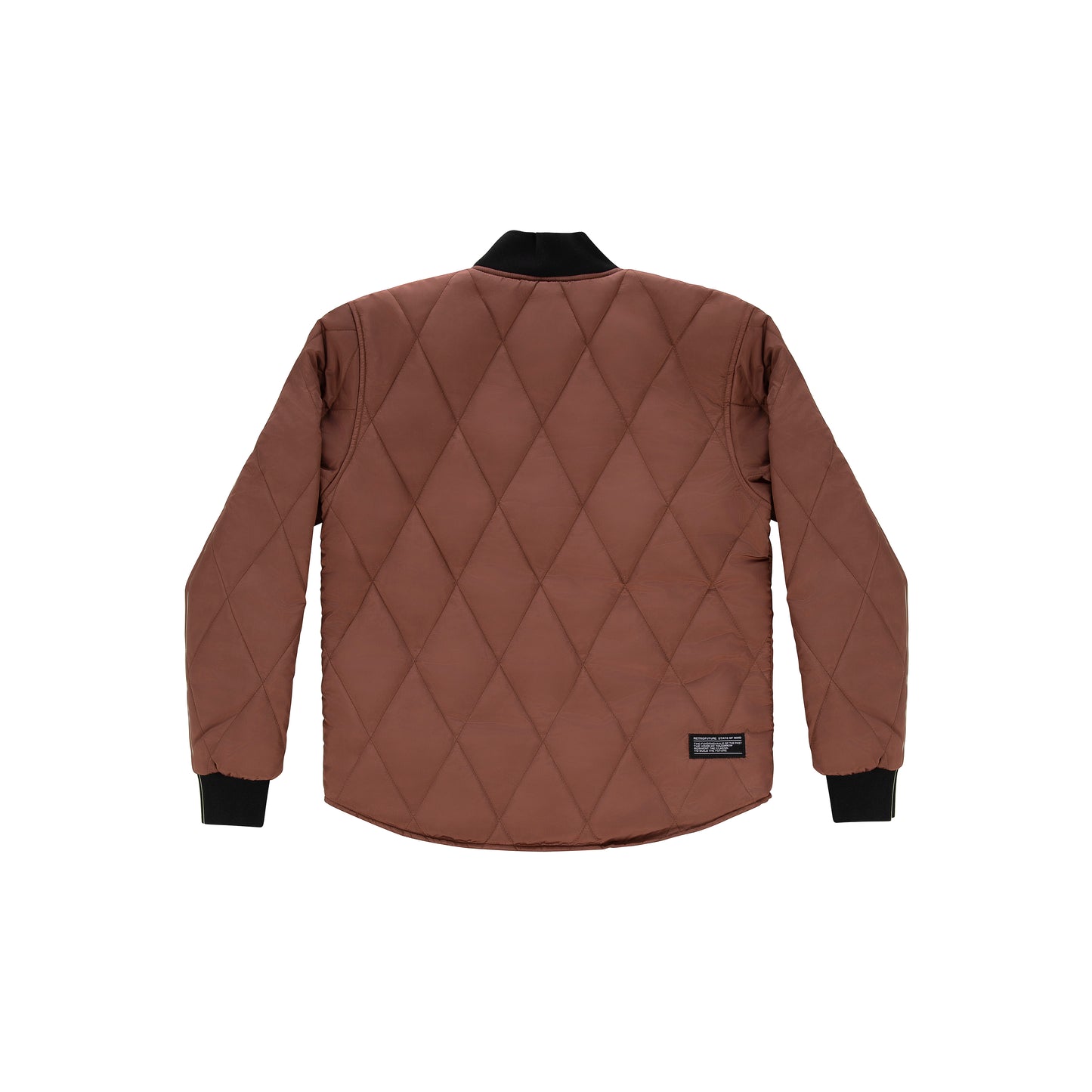 "RETROFUTURE" Padded Jacket Brown