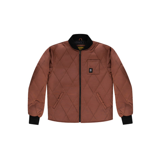 "RETROFUTURE" Padded Jacket Brown