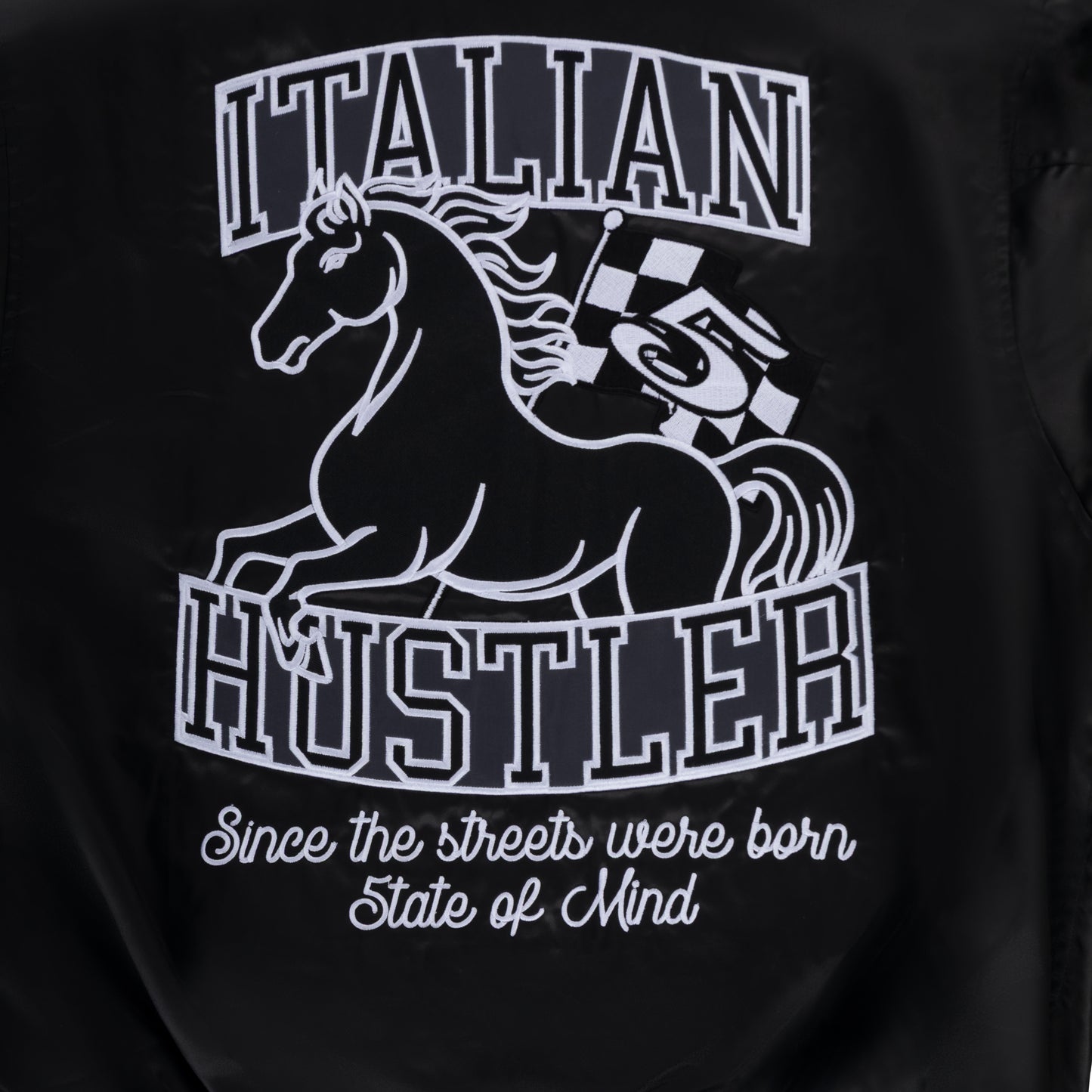 "ITALIAN HUSTLER" by Guè Light Bomber Black