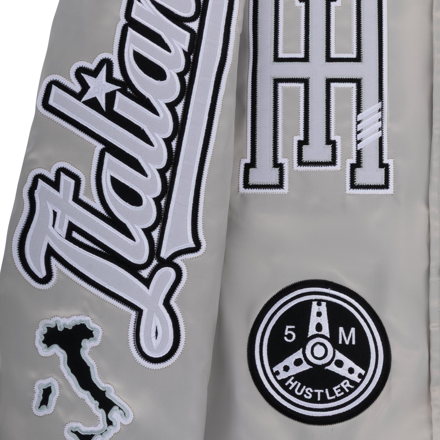 "ITALIAN HUSTLER" by Guè Light Bomber Silver