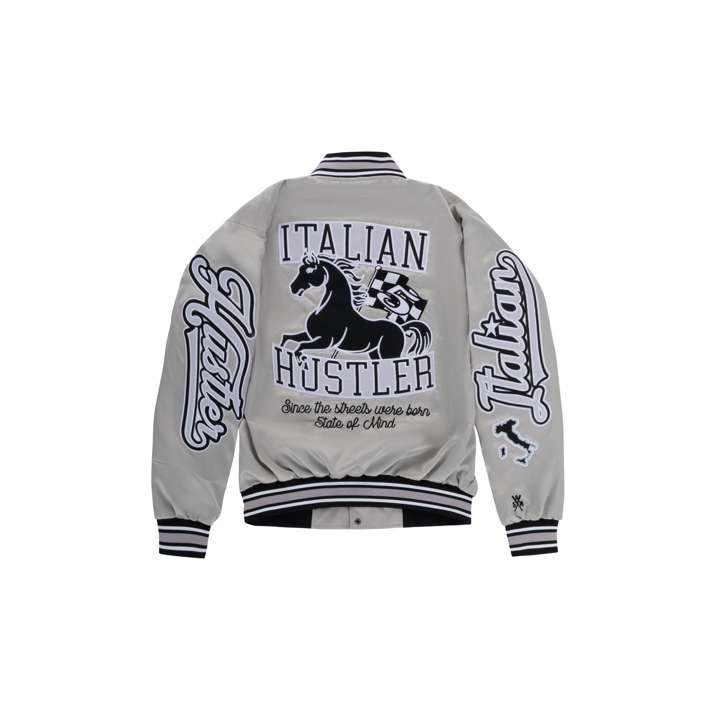 "ITALIAN HUSTLER" by Guè Light Bomber Silver