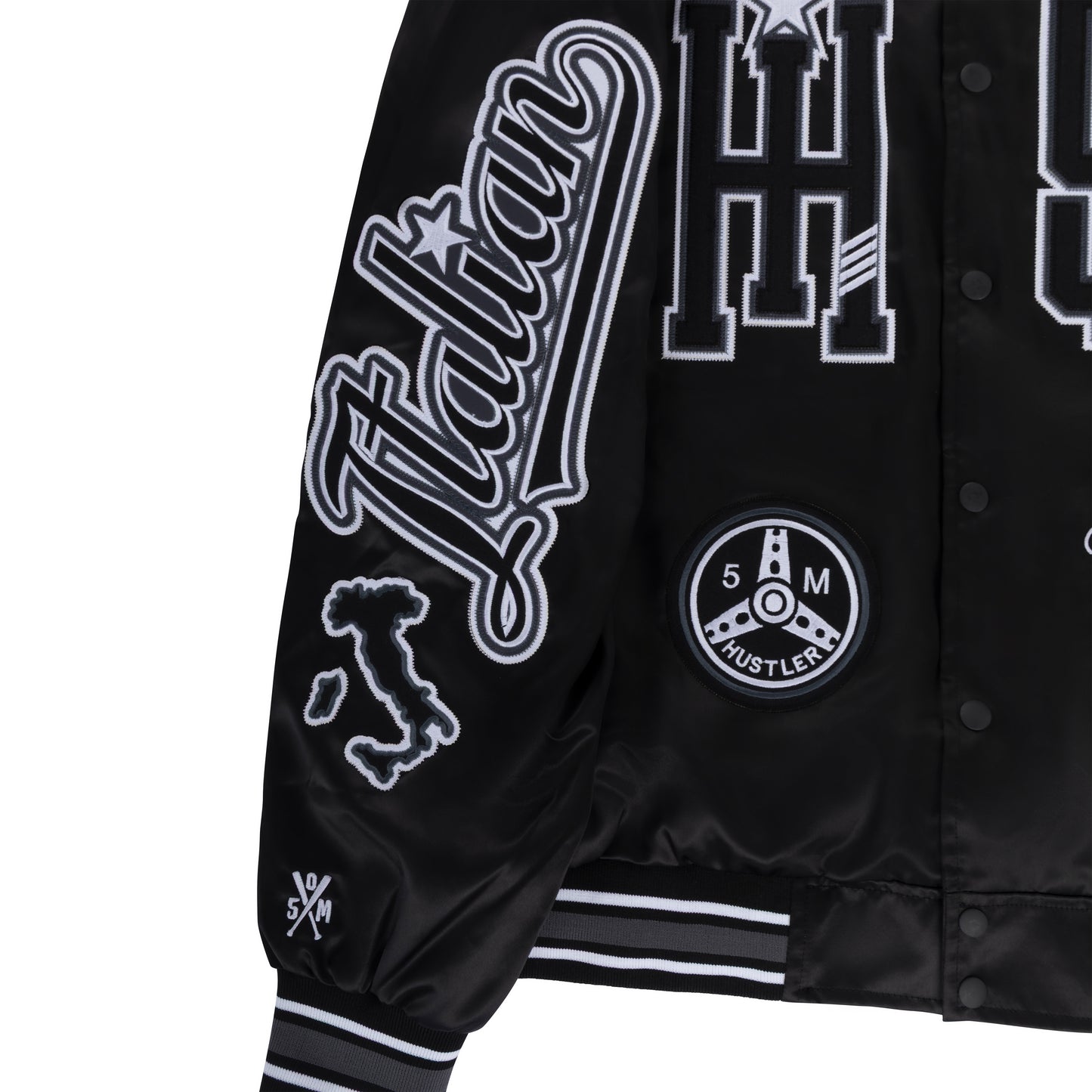 "ITALIAN HUSTLER" by Guè Light Bomber Black