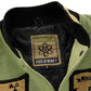 " 5OMZILLA " Varsity Jacket Military Green