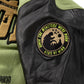 " 5OMZILLA " Varsity Jacket Military Green