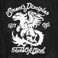 Schwarze Bomberjacke „STREET'S DISCIPLES“