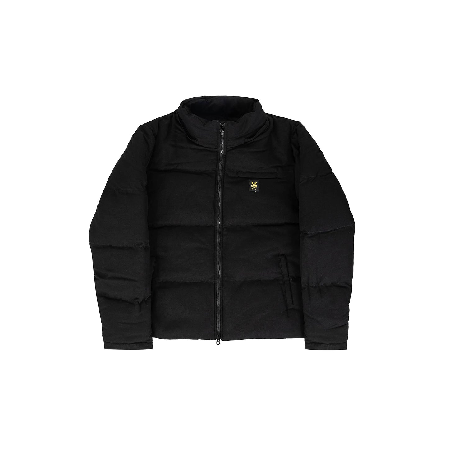 "RETROFUTURE BASIC" RF Puffer Jacket Black