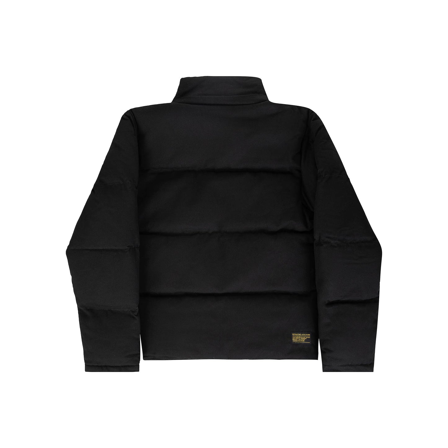 "RETROFUTURE BASIC" RF Puffer Jacket Black