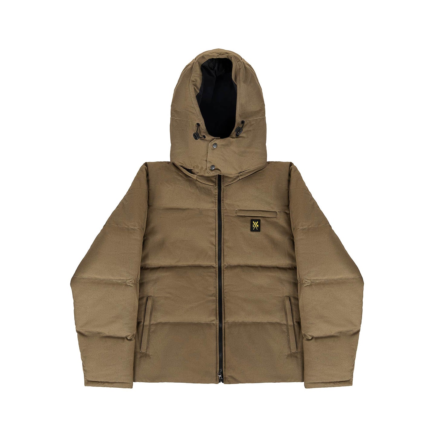 "RETROFUTURE BASIC" RF Puffer Jacket Khaki