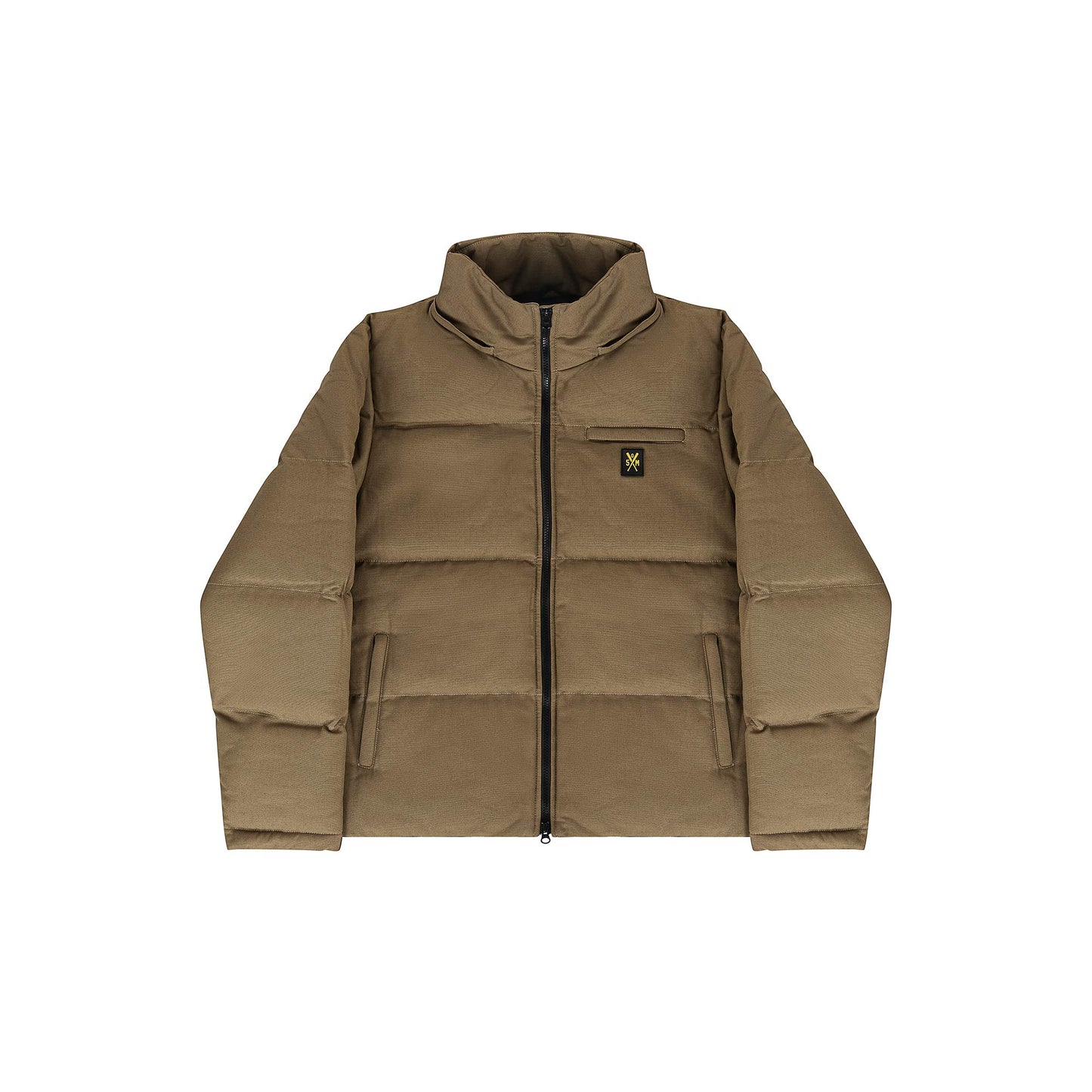 "RETROFUTURE BASIC" RF Puffer Jacket Khaki