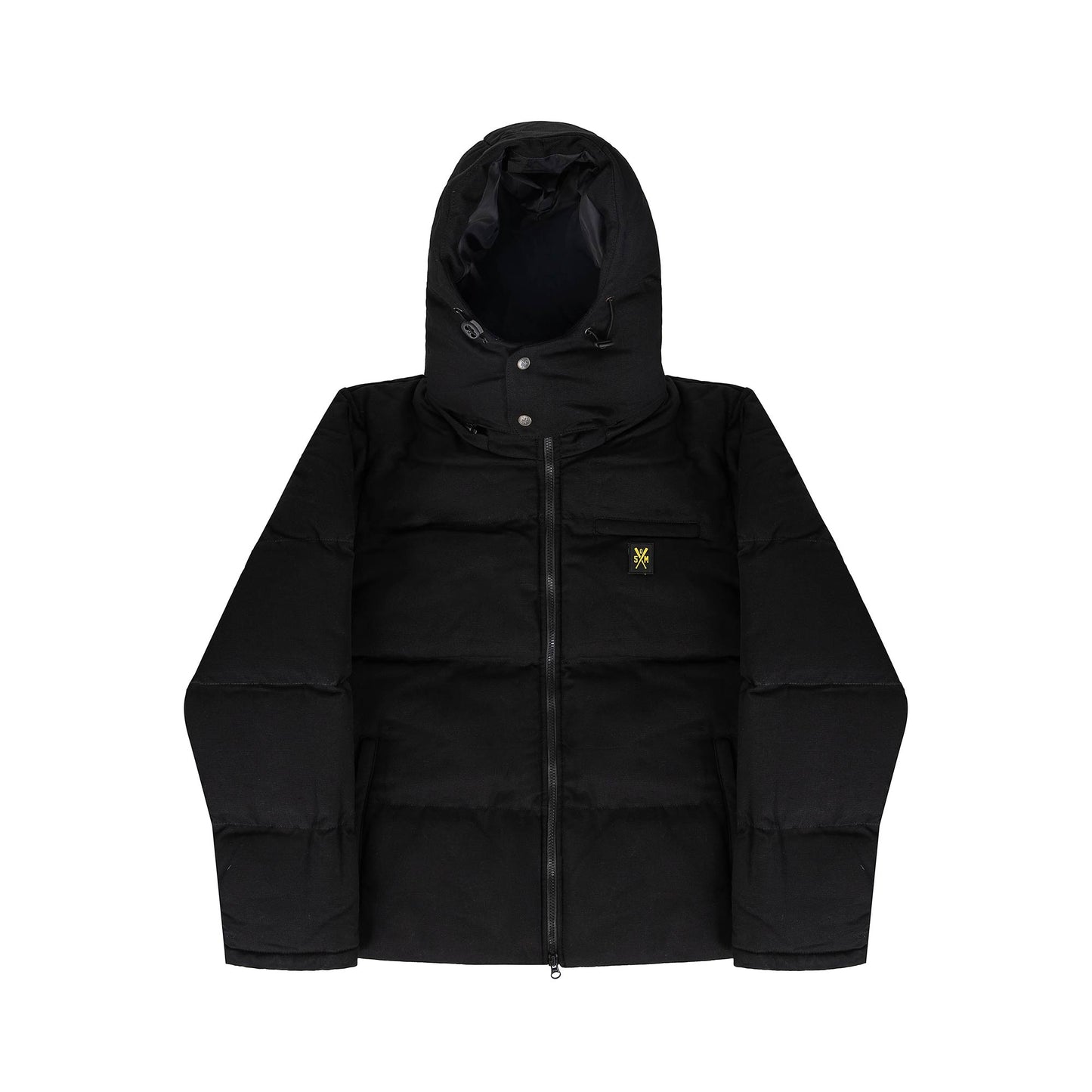 "RETROFUTURE BASIC" RF Puffer Jacket Black