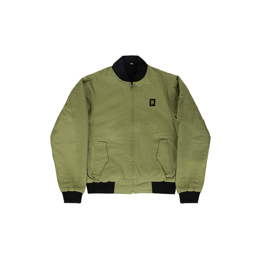 "RETROFUTURE BASIC" RF Aviator Doubleface Jacket Green