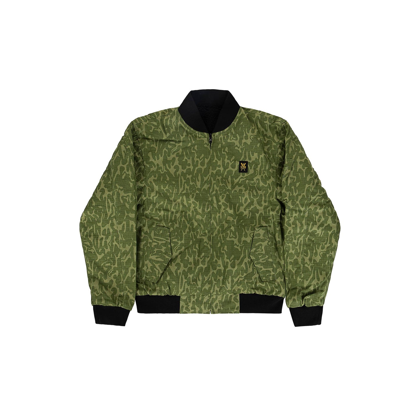 "RETROFUTURE BASIC" RF Aviator Doubleface Jacket Green Camo