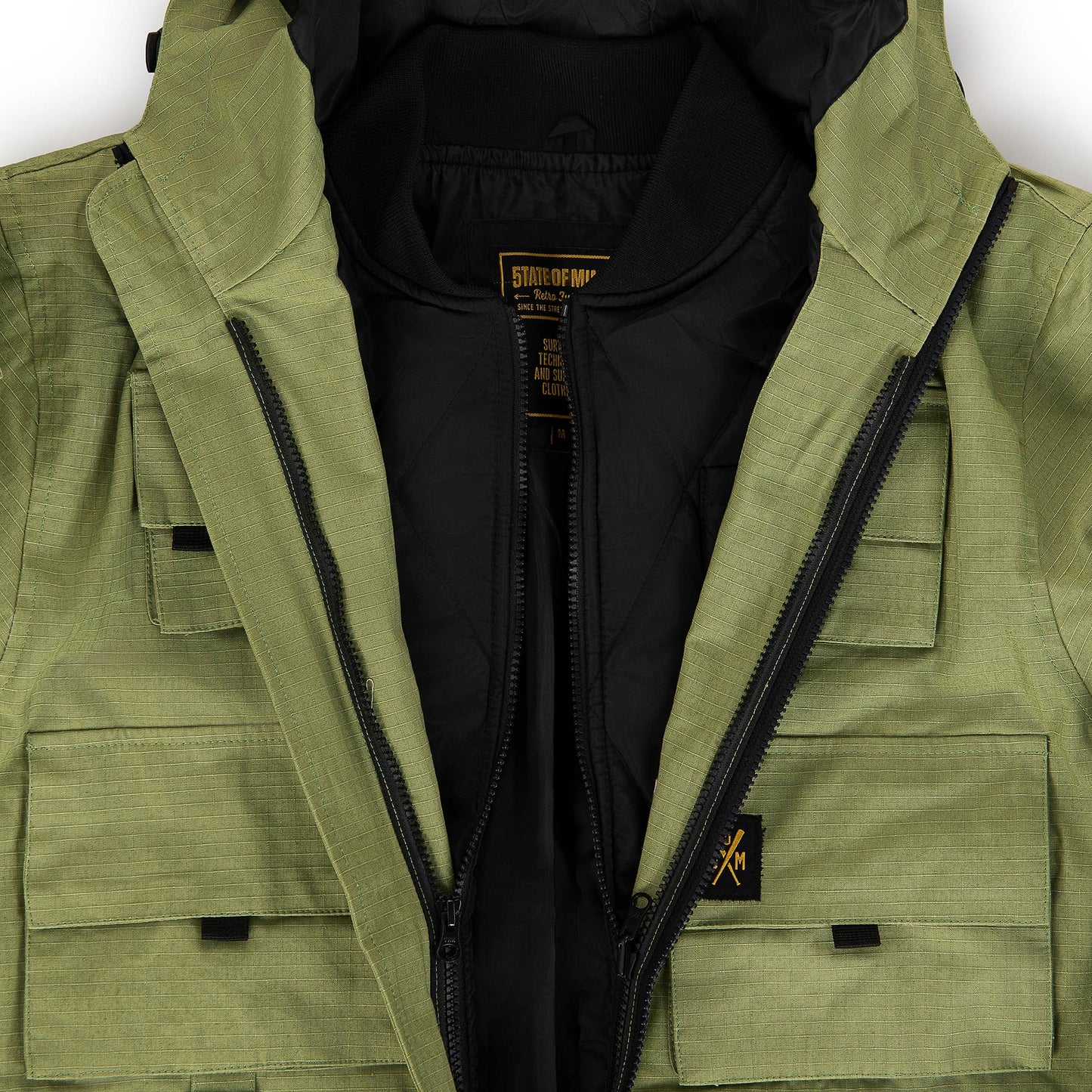 "RETROFUTURE MULTICARGO" RF Cargo Jacket 3X1 Green