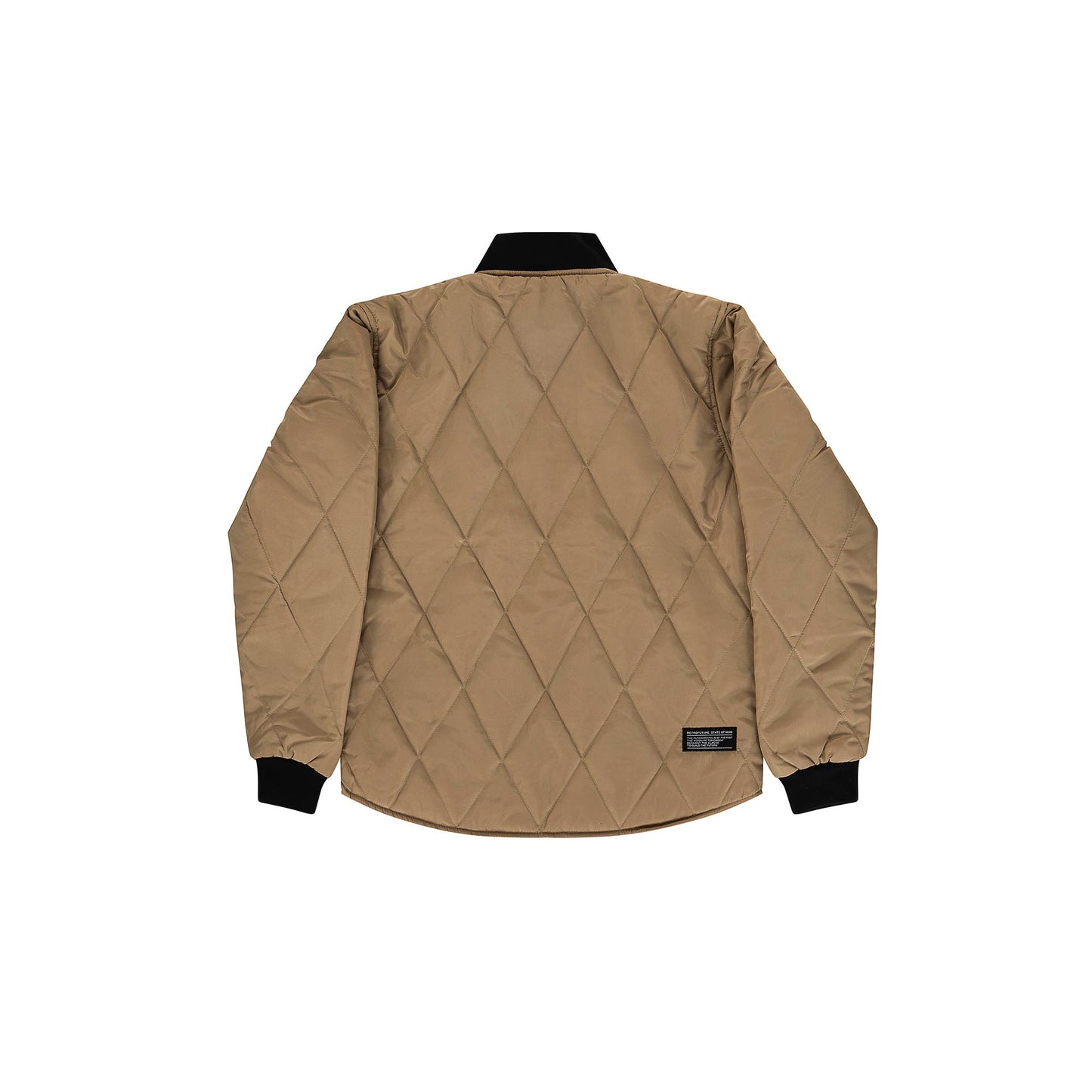 "RETROFUTURE CARGO" RF Quilted Bomber Khaki