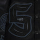 "LONE WOLVES" Bomber Black