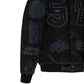 "LONE WOLVES" Bomber Black