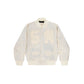 "LONE WOLVES" Bomber White