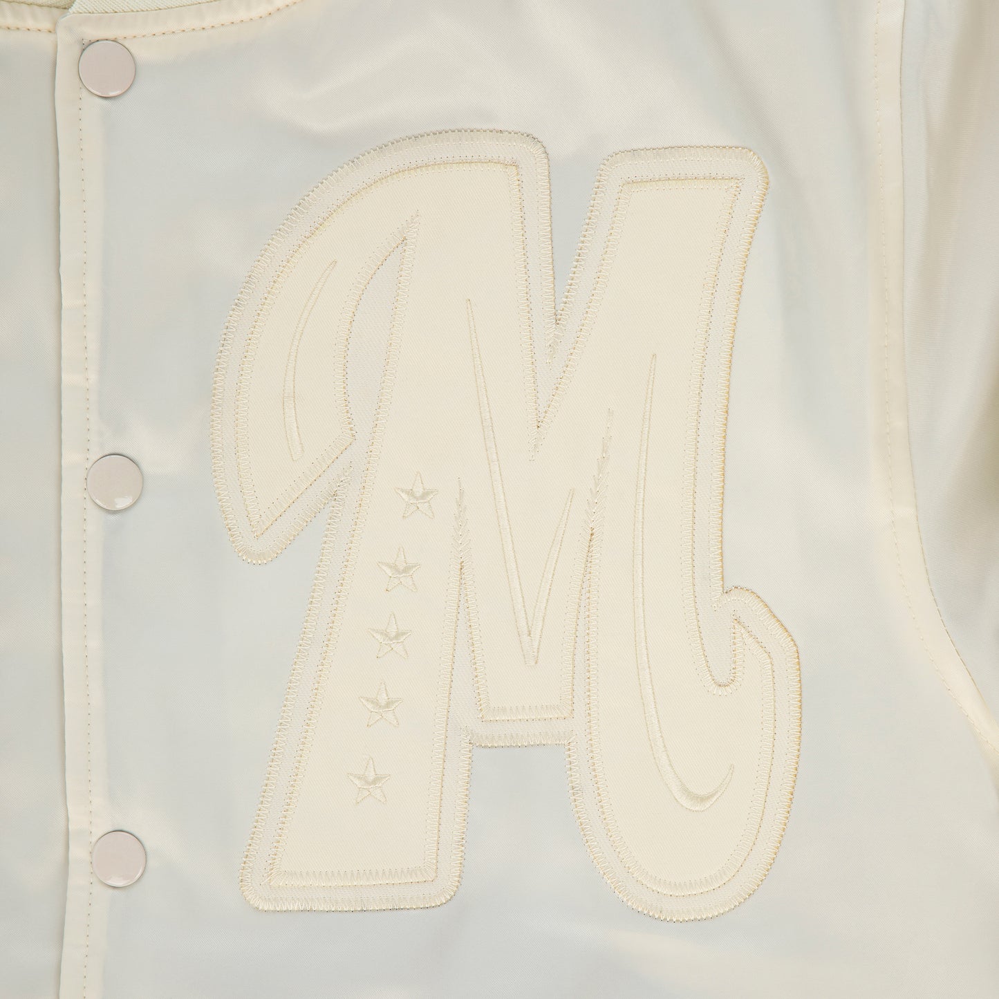 "LONE WOLVES" Bomber White