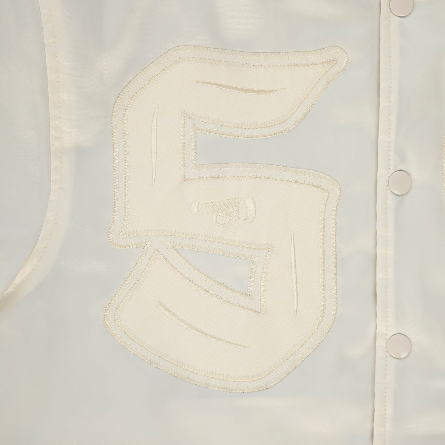 "LONE WOLVES" Bomber White