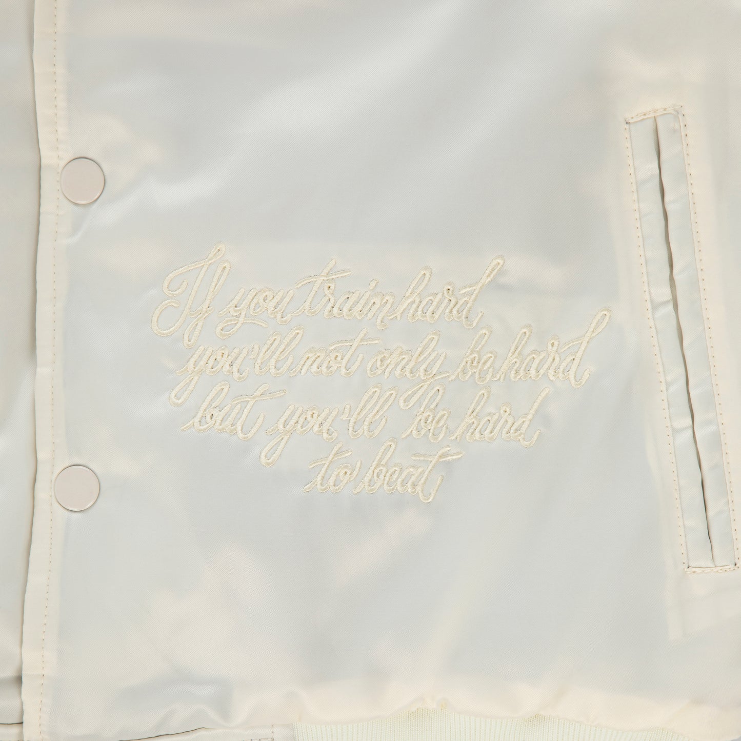 "LONE WOLVES" Bomber White