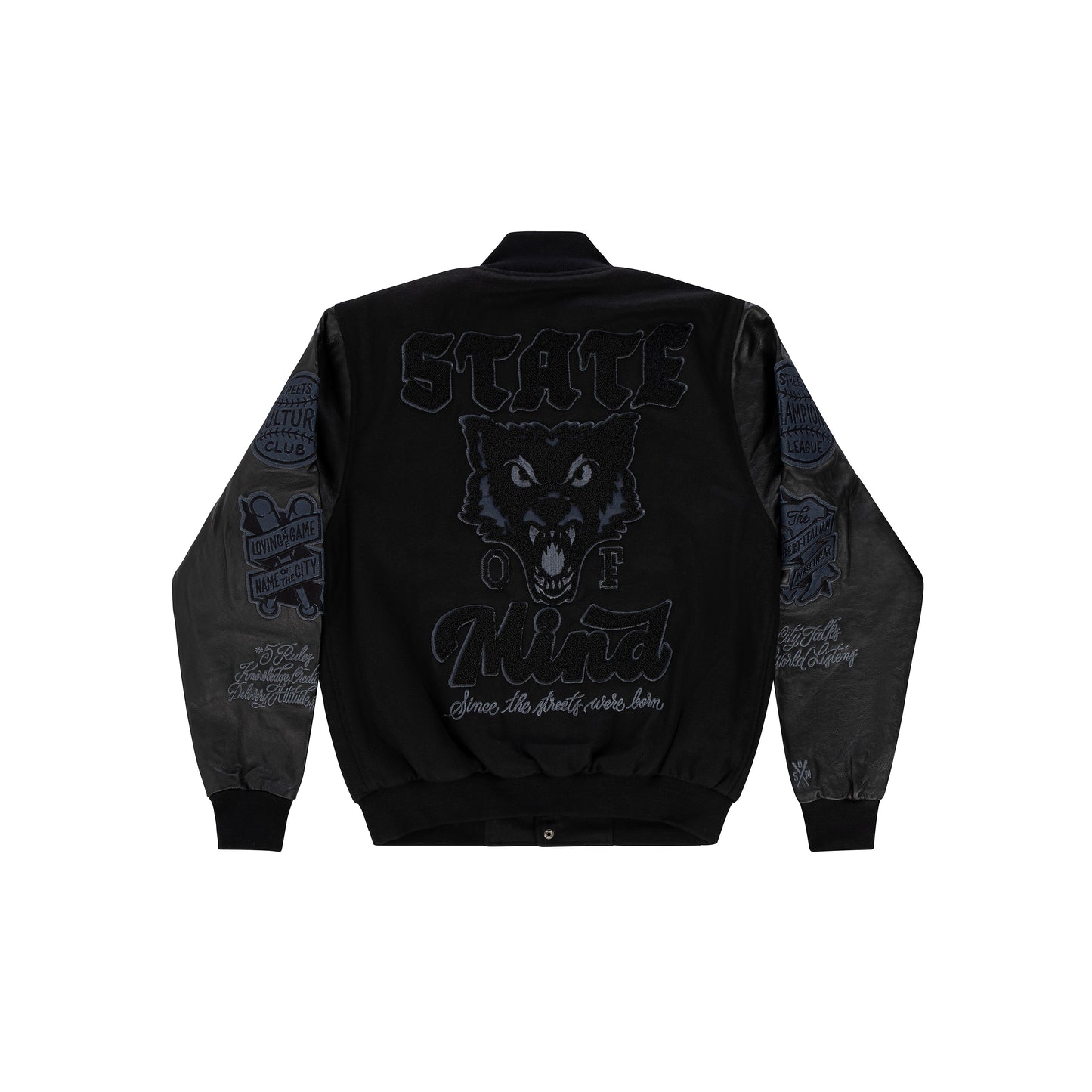 "LONE WOLVES" Varsity Black