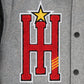 "ITALIAN HUSTLER" von Guè Varsity Dark Grey