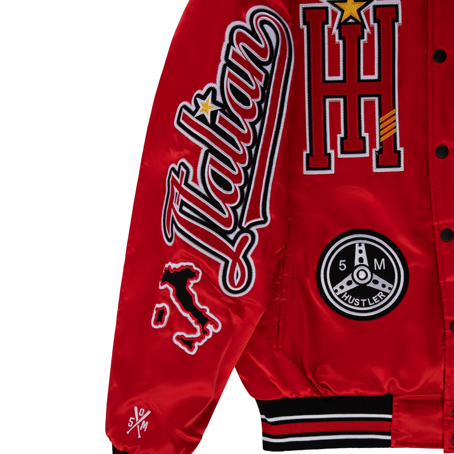 "ITALIAN HUSTLER" by Guè Bomber Red