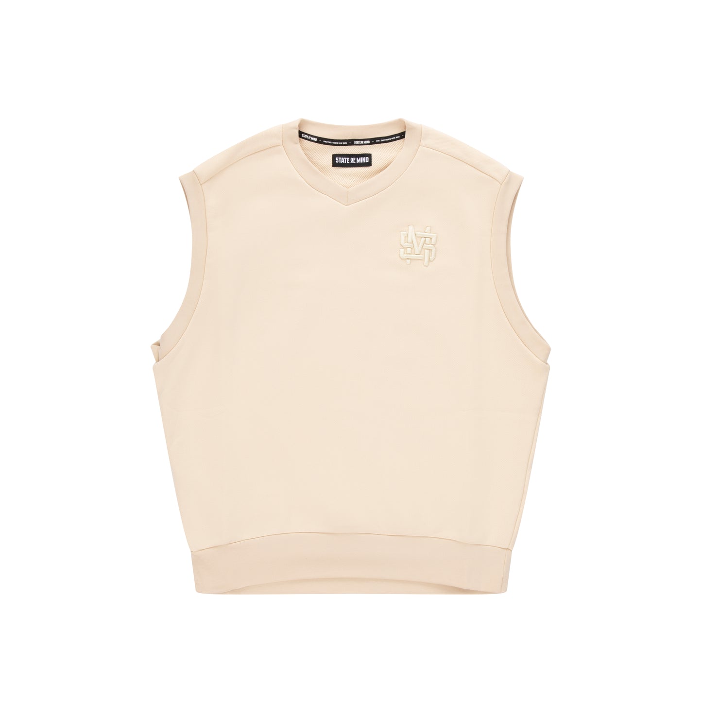 "MONOGRAM" Gilet Sand T/T 500g