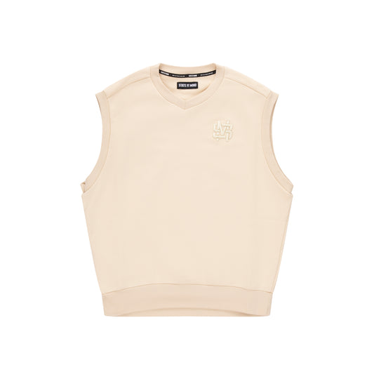 "MONOGRAM" Gilet Sand T/T 500g