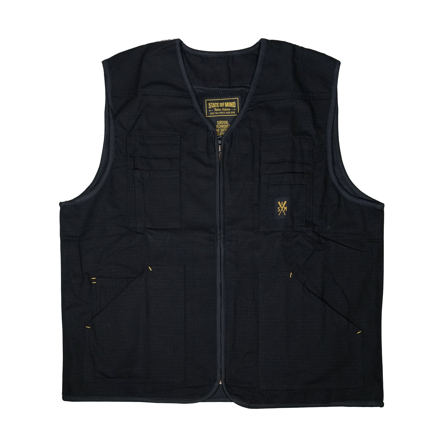 " RETROFUTURE COMBAT " Combat Vest Black