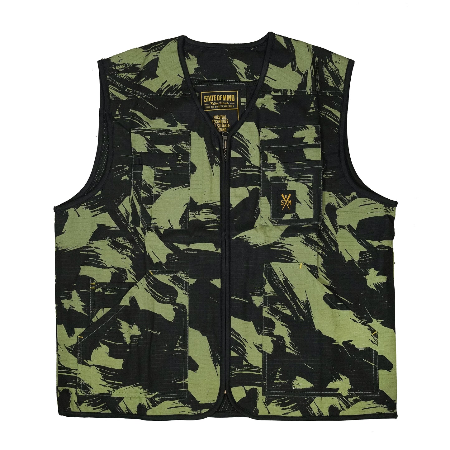 " RETROFUTURE COMBAT " Combat Vest Military Camo