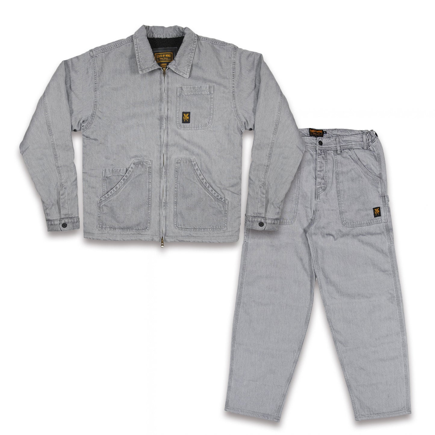 " RETROFUTURE WORKER" Worker Completo grey Jeans