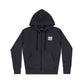 "MONOGRAM" Hoodie Zip Dark Grey