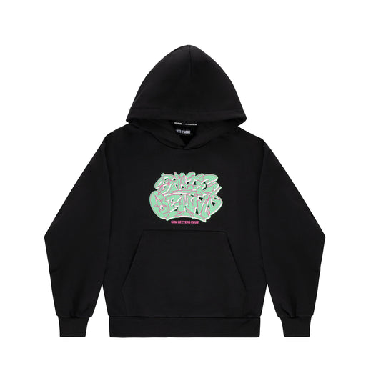 "LETTERS STUDIO" Hoodie Black