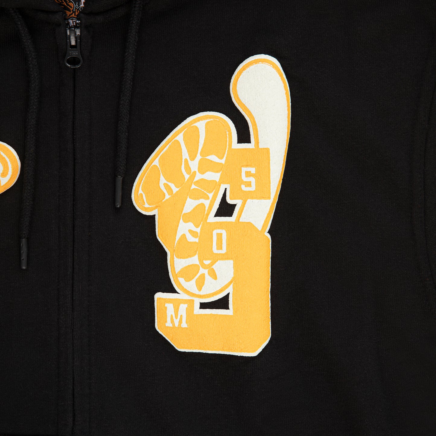 "VANDALZ HOME" Hoodie Zip Black