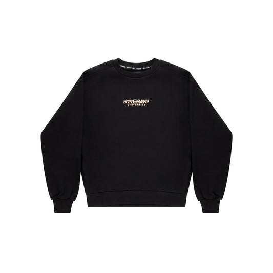 "5OM UNIVERSITY" Sweatshirt Black