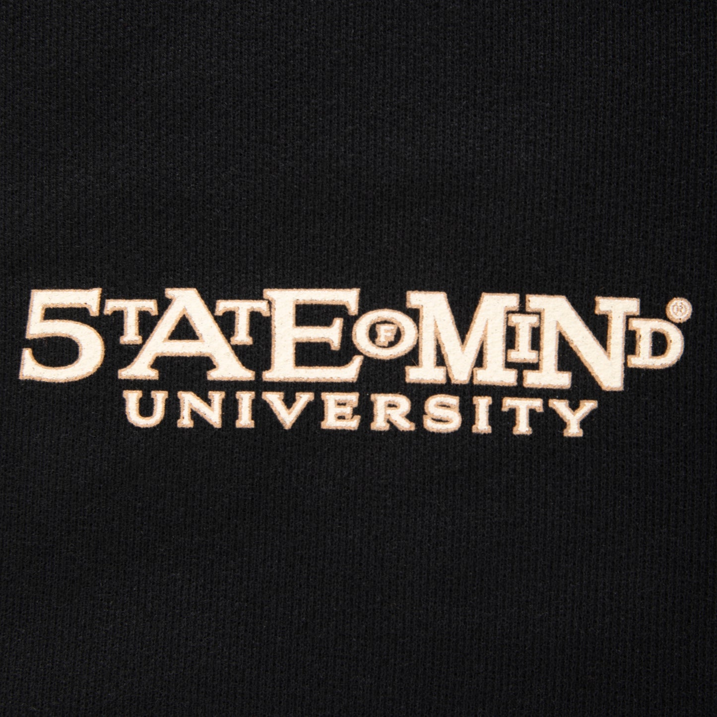 "5OM UNIVERSITY" Sweatshirt Black