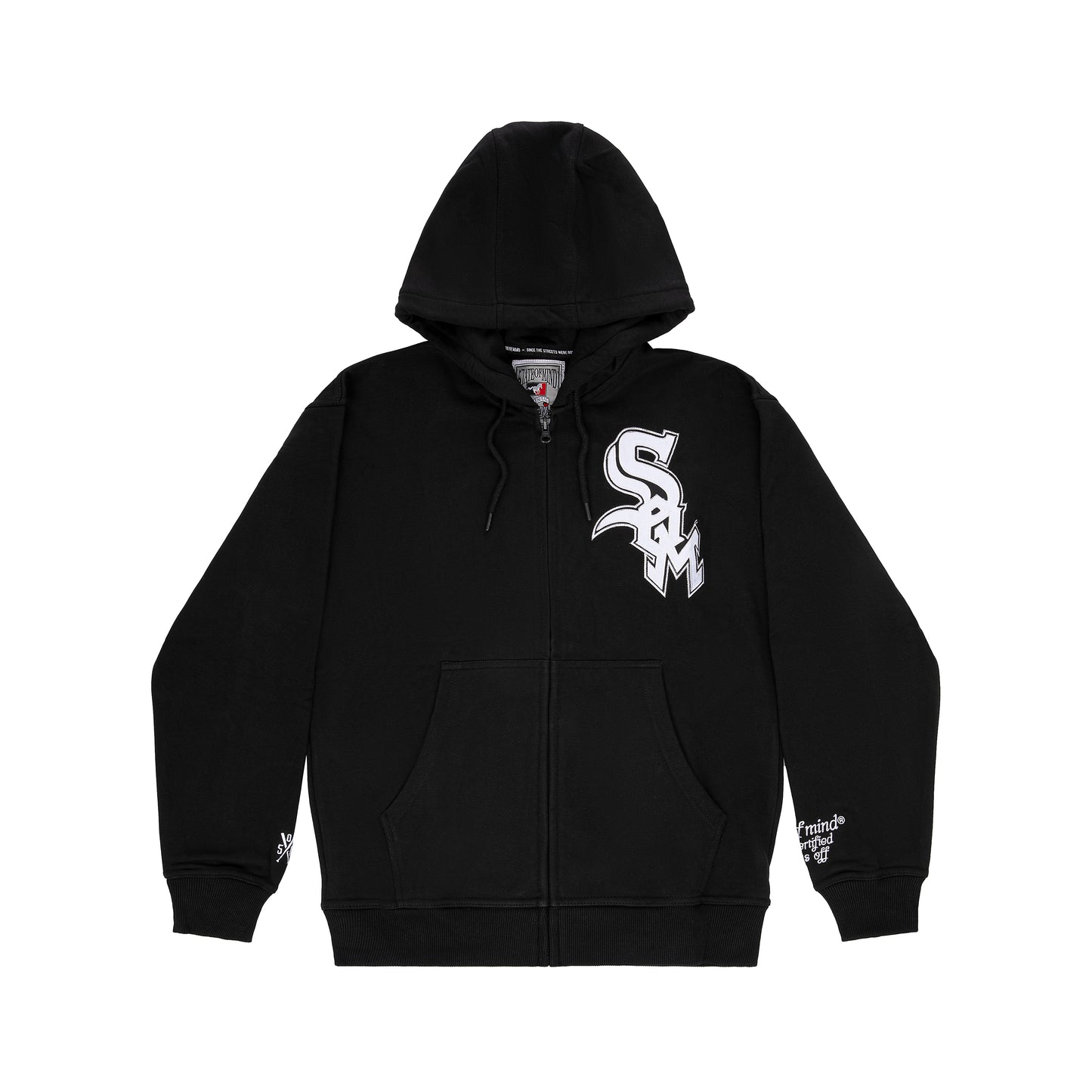 "5OX OG" Zip Hoodie Black
