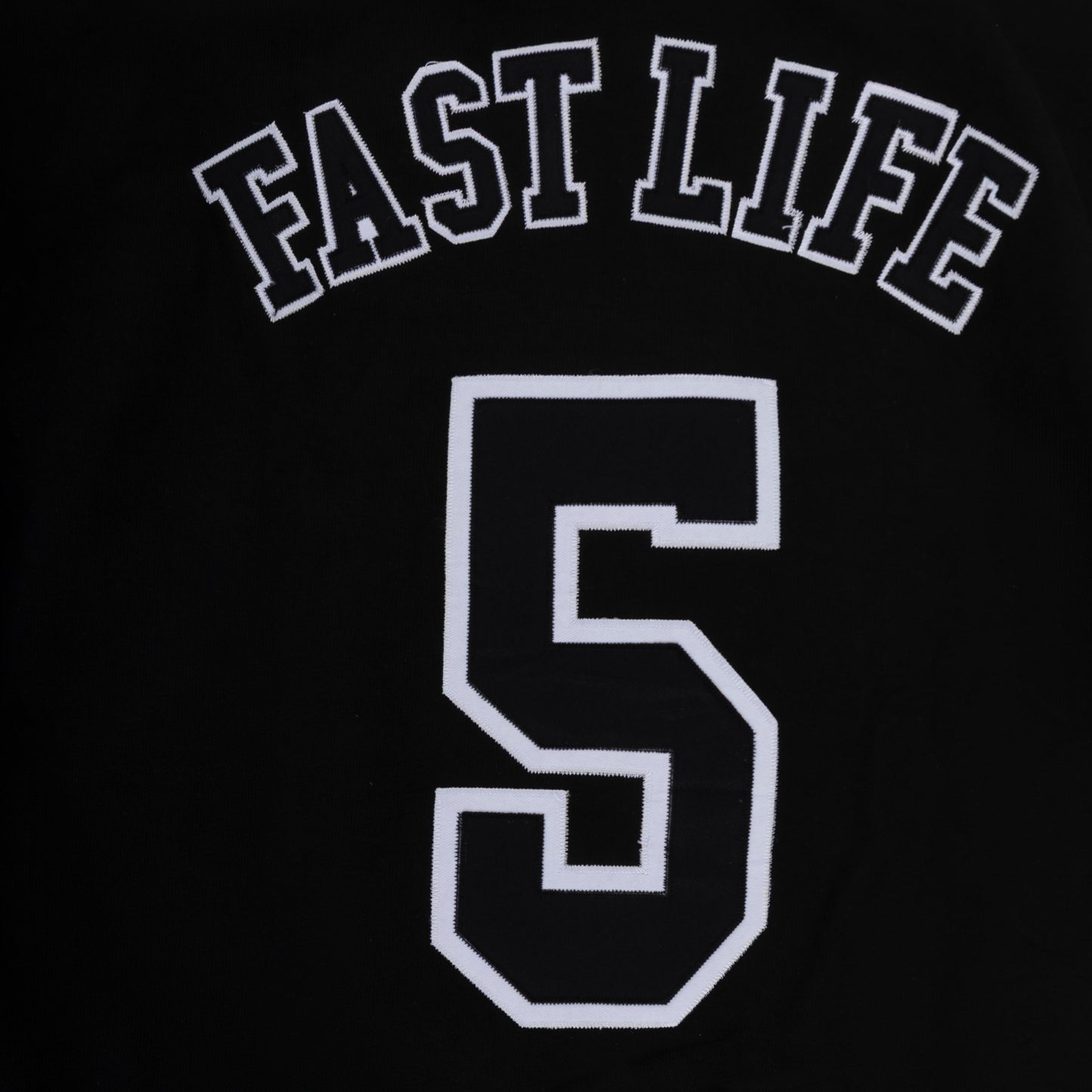 "HUSTLER FAST PRO" by Guè Hoodie Black