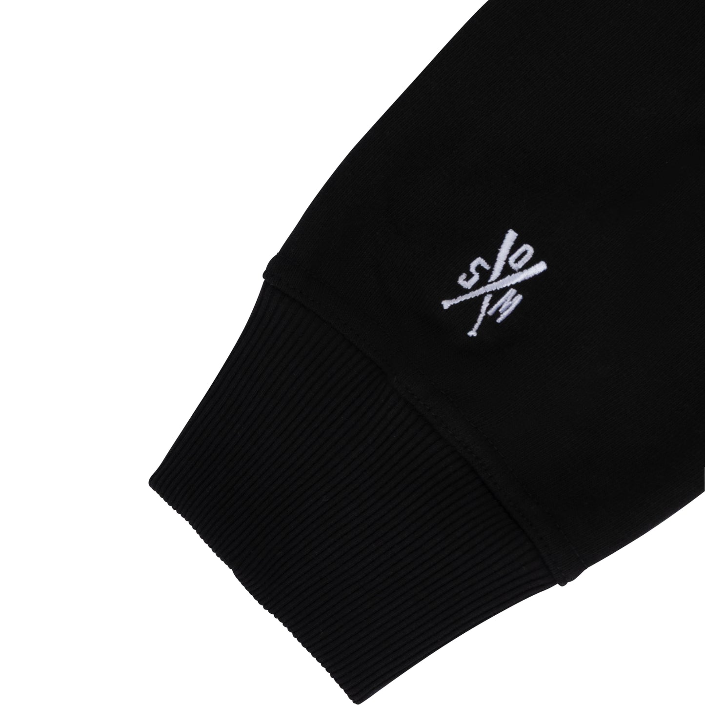 "HUSTLER FAST PRO" by Guè Hoodie Black